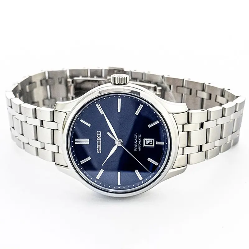 Seiko Presage Japanese Garden Blue Dial Men's Watch- SRPD41J1